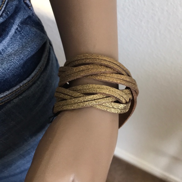 paparazzi Jewelry - Paparazzi bronze metallic double wrap bracelet